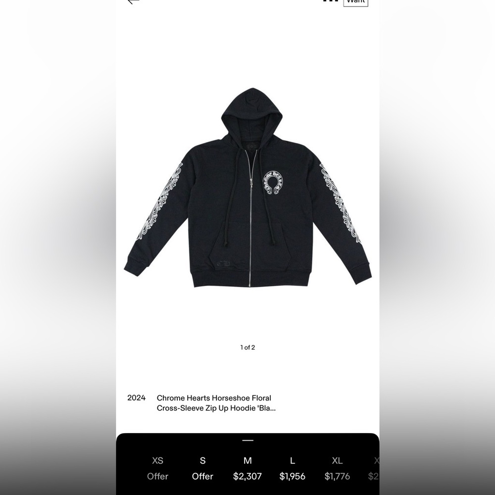 Chrome Hearts Zip up